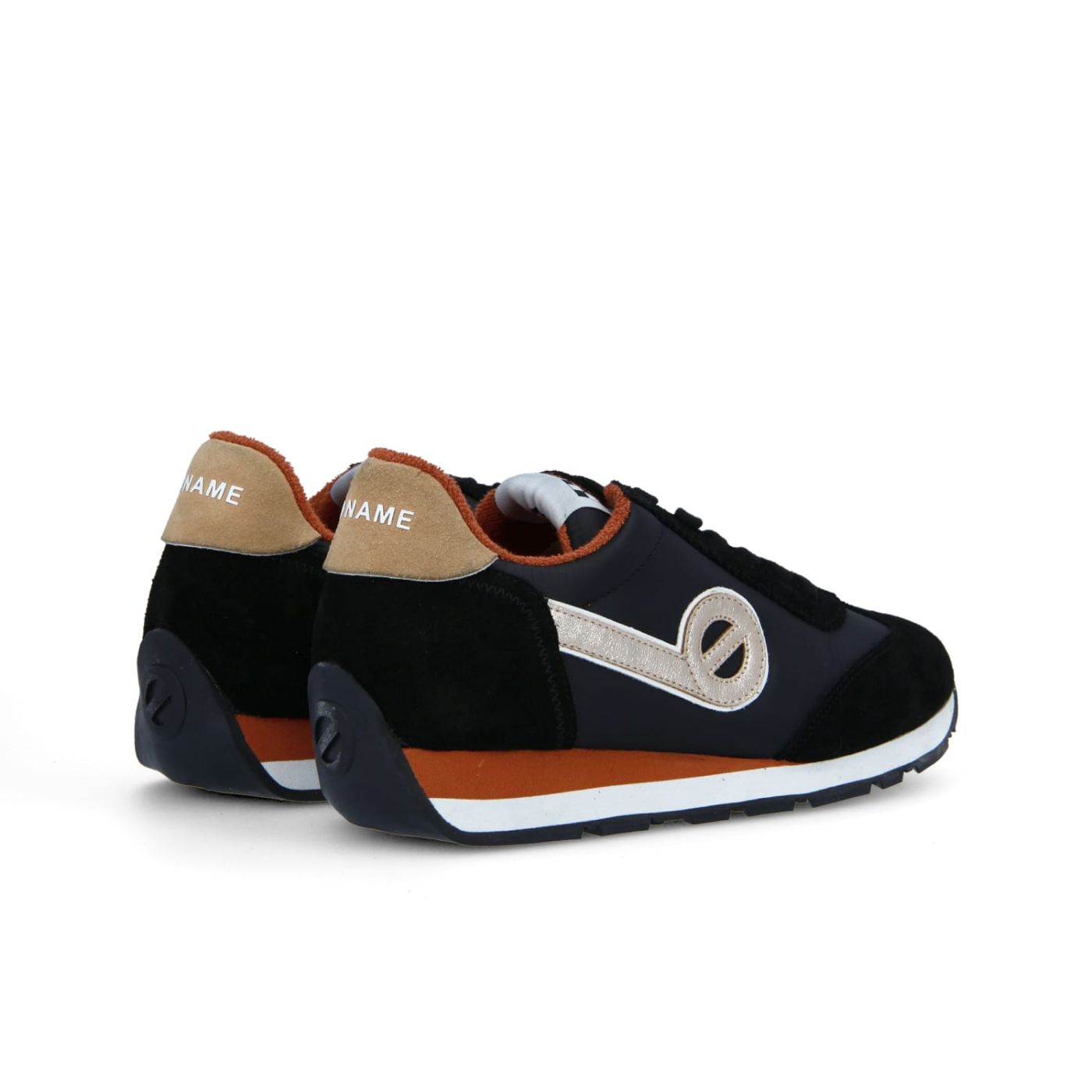 CITY RUN JOGGER  -  CAMPER/SUEDE  - NERO